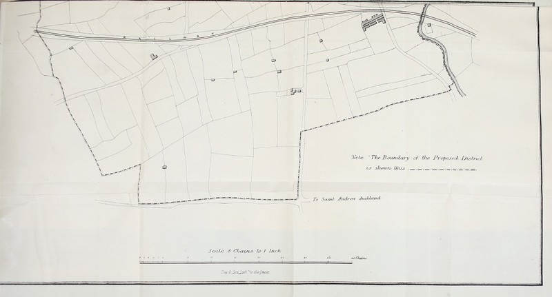 Day fcSmiluhS'to chsQvmn* Note. ' The Boundary of the Proposed District is alxewrv t/uts To Saint Andreiv Auckland *c during