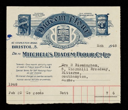 Diadem Flour / Mitchell's Diadem Flour Co. Ltd.