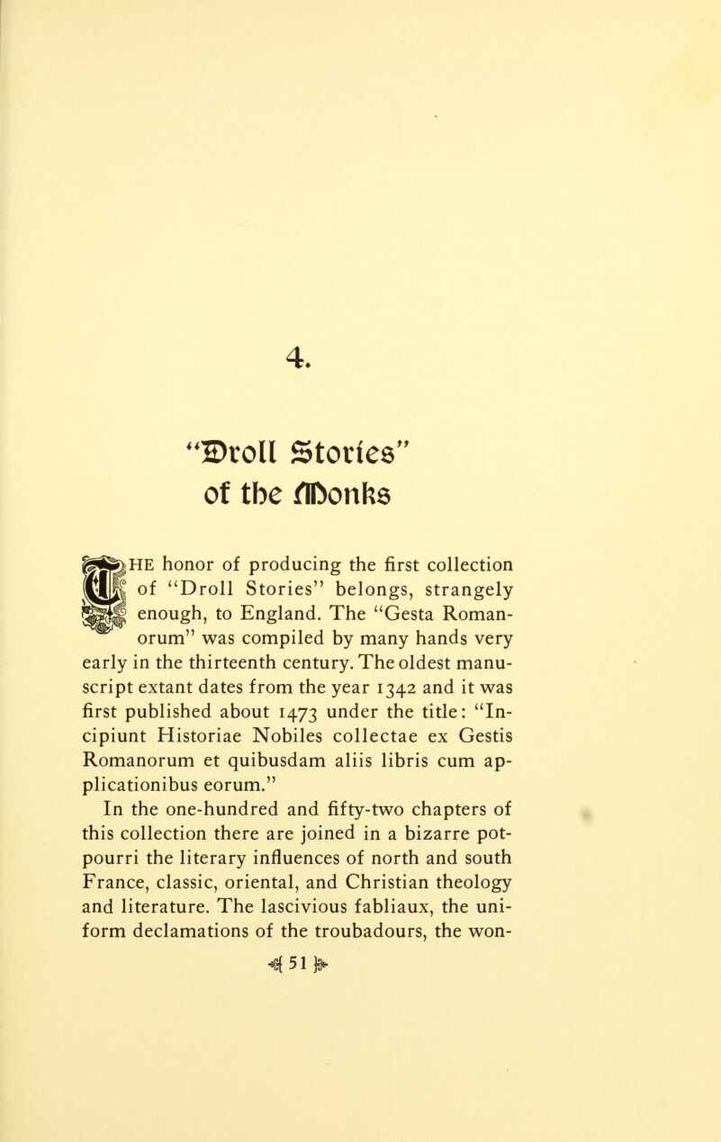 3. Mtobl^ Sptceb titles of Erotic Books LAST peculiarity of English erotica, and one that is not to be found in any other country, is the exceptionally long and highly spiced titles of the majority of the books. We might indeed almost lay down an invariable rule: the longer the title, the trash- ier the contents. This was especially true of the fifth and sixth decades of the nineteenth cen- tury when the unscrupulous publishers tried to tempt their clientele into buying worthless bro- chures because of flashy and promising titles. As a specimen of such a title we append the follow- ing quite characteristic example: Yokel's Preceptor: or, More Sprees in Lon- don! being a regular and Curious Show-up of all the Rigs and Doings of the Flash Cribs in