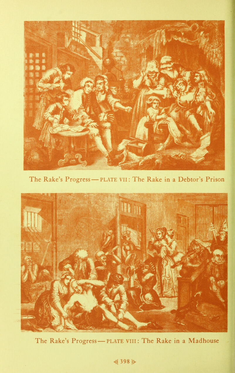 The Harlot's Progress — PLATE II: The Jew, the Mistress, and the Lover •$ 392]^