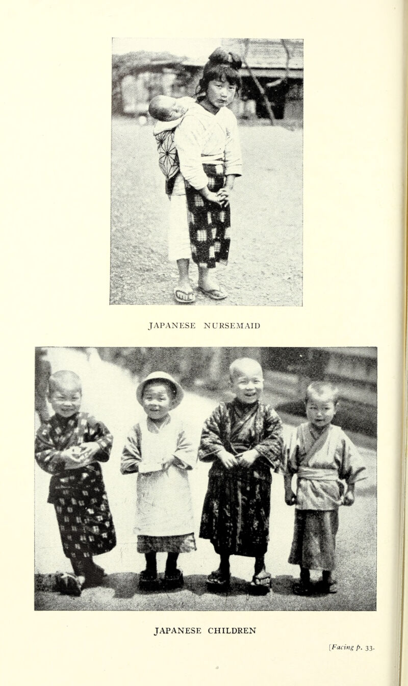 JAPANESE NURSEMAID TAPANESE CHILDREN