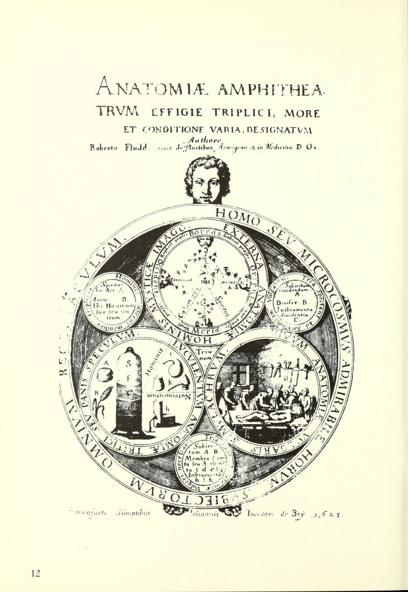 Anatomic am phi the a. TRVM EFF1G1E TR1PLICI, MORE ET CONDI riONF VARIA, DE JIGNATVM , /futhorc