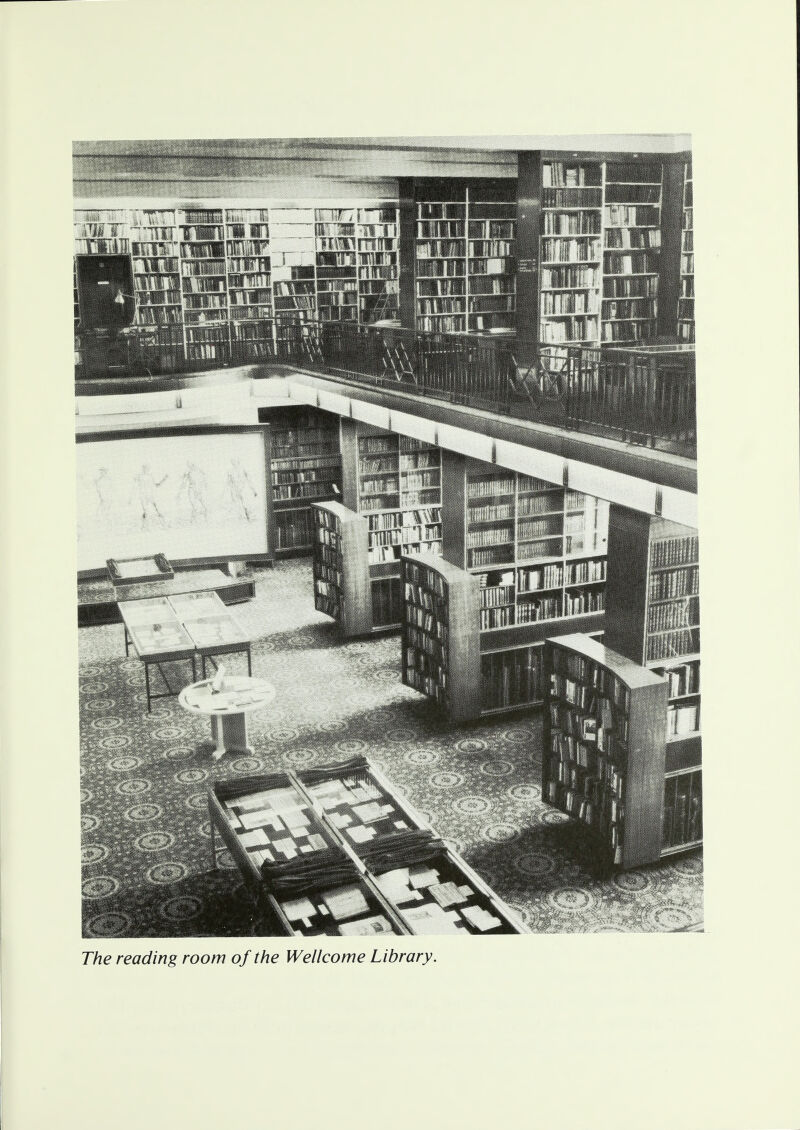 The reading room of the Wellcome Library.