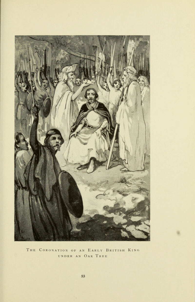 The Coronation of an Early British King under an Oak Tree