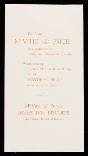 A popular favourite : McVitie & Price's Marie Biscuit is everywhere popular for its quality and delightful flavour ... / McVitie & Price.