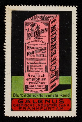 Blutbildend-Nervenstärkend : Leciferrin ... : Galenus Chemische Industrie G.m.b.H. Frankfurt a.M.