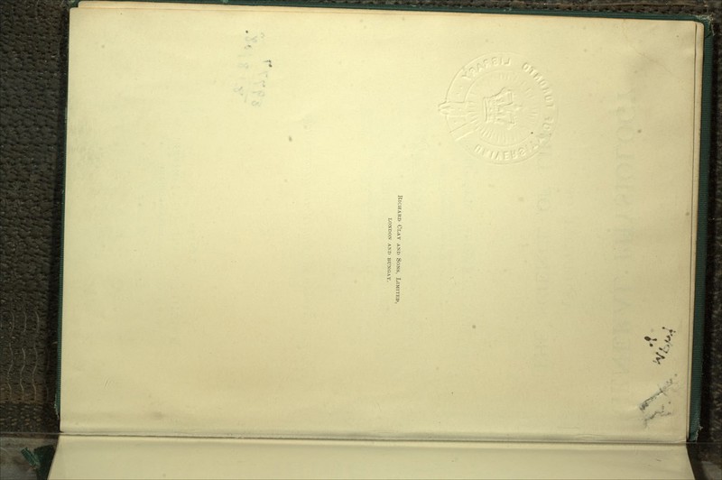 -xV V- RICHARD CLAY AND SONS, LIMITED, LONDON AND BUNGAY.