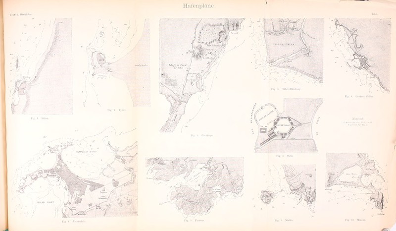 VJiftiß. Seehäfen. n (^) w3a# J Hafenpläne. 'i^iA^ Ir^i )j^äS^^ .'Sä:?«;^ -*-y Fi;;;, li ■l'il.er-.MllnLhiuj;. lu ! C rtl I '-r7^^- '-^^ik^r-^ ':^'^. ,^...:/' Fig, 5. l'irai'u» Fi^' V Condiiii (;i>lli Maaßtlafi.- V^ ■-..;, '^'l' 1^-^^^: