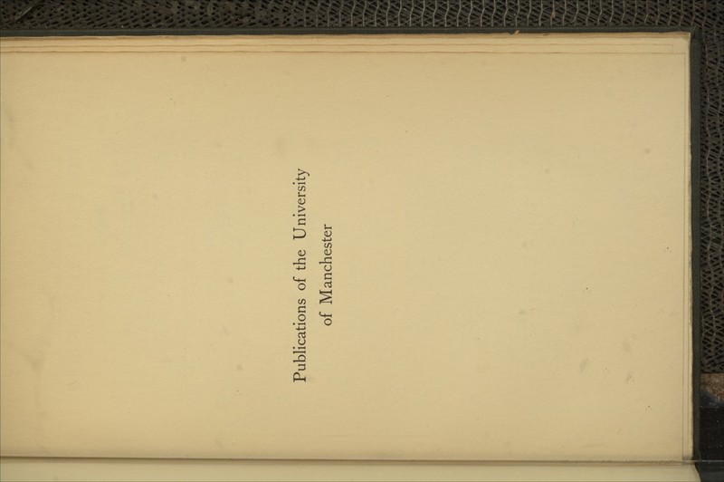 Publications of the University of Manchester