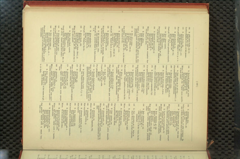 151 1^ Allii eativi bulbi, 3ij—^iv. Lactis, 5vj—viij. Leniter ebulliant, et cola, ut flat enema. 152 Py. Aloes Socot., 3ij. Saponis mollis (Ph. L.), 3ss. Olei Menthse pip., mv. Fiant pilulee triginti. Sumat 1 vel 2, p. r. n. 153 I5l Aloes Extracti, 9j. Pulv. Ipeoacuanhee, gr. viij. Pulv. Zingiberis, 3ss. SjTupi, q. s. Fiant pil. xvj. Una ante prandium sumenda. 154 R Extr. Aloes aquosi, Pulv. Rhei, Pulv. Ipecacuanhse, Saponis Hispan. sing. gr. xij. Fiat massa in pil. xij. dividenda. Sumat unam vel duas pro dosi. 155 IJ Extracti Aloes aquosi, 5j. Scaramonii opt., 5ss. Bals. Peruviiini, gr. x. Olei Carui. gutt. x. Misce: fiant pil. xx. quarum sumantur duse vel tres, pro re nata. 156 ^L Pulv. Aloes, Pulv. Mastiches, Pulv. Rhei, ana 3ss. A(iui«?, q. s. ut flat massa, in pilulas xx. divi- denda, quarum sumantur dure vel tres ante prandium. 157 Ty Pil. Aloes comp., Pil. Ferri comp., ana 5j. 01. Sabinse, 01. Rutw, ana gutt. iij. Pulv. Capsici, gr. viij. Tere intime et in pil. xxiv. div.; ex his sumat fegra unam ter die. 158 R Aloes Socotrinse, gr. xvj. Mastiches, gr. viij. Extr. Gentianse, Pil. Galbani comp., ana gr. iij. Olf i Anisi, q. s. Fiant pil. xij. Sxunat tres h. s. quotidie. 159 Ty Aloes Socotrinse, Bhei Pulveris, ana 3ss. Saponis, q. s. Fiat massa, in pilulas xxv. dividenda. Suman- tur tres vel quatuor, pro re nata. 160 R Pil. Aloes compos.. 3iiss. Olei Crotonis, gutt. j. Fiant pil. xij. quarum sumat ij. hora somni, p. r. n. 161 R Aloes spicatse, 9ss. Rhei pulveris, 3ss. Extr. Gentianre, 9j. Syrupi, q. s. Fiant pil. XX. Sumat ij. bis die. 162 R Aloes Socot., 5iij. Mastiches, 5j. Petals Rosfe (vel Pulv. Rhei), 3j. Fellis inspissati, 3iss. Misce bene, et div. in pil. 100, quarum cap. ij. vel iij. ante prand. 163 R Extr. Aloes Barb, aquosi, Saponis Hispanici, Theriacce, Extr. Glycyrrhizfp, sing. 3J. Simul liquefac in balneo aquoso, dein div. in pil. xlviij. Sumat unam hora somni. 164 R Aloes Barbad., gr. xxiv. Acidi Sulphurici, ^ttas sex. Misce bene, et div. in pil. vj. quarum sumantur du« quarta quaque hora. 165 R Pulv. Aloes comp., 3j. Pulv. Antimonii comp., gr. v. Saponis duri, 9ss. Decocti Aloes comp., q. s. Fiat mas«a in pilulas xx. dividenda, e quibus capiantur binjt> ad alvum officii immemorein excitandam. 166 R Extracti Aloes purif., gr. xviij. Quinae Disulphatis, gr. xij. Kl. Hydrargyri, gr. vj. Extracti Rhei, gr. xviij. Misce : ut fiant pil. xij. Capiat unam meridie et hora somni. 167 R Pulv. Aloes, gr. iv. ad viij. • Syrupi simp, (vel empyreimiatiei), 3j. Fiat electuarium vespere sumendum. 168 ' R Decocti Aloes comp., Inf. Gentianee comp., ana f Jiij. Liq.P0tass8e.3ij. Misce. Sumat cochl. ij. majora omni mane. 169 R Decocti Aloes comp., f Jivss. Sodse Bicarbon., 5j. Vini Aloes, f 5vj. Extracti Taraxaci, 3iij. Spir. Pimentw, f 5ss. Misce: capiat partem tertiam pro dosi. 170 R Decocti Aloes compositi, f jij. Syrupi Croci, Sprupi Rhei, ana f 5SS. Fiat mistura, duobus vicibus sumenda. 171 R Decocti Aloes comp., f Jvss. Infusi Sennre comp., f Jij. Tinct. Sennpe, Tinct. Jalapw, ana f sij. Fiat mistura de qua sumantur cochl. ij. ampla bis quotidie mane et sero. 172 R Decocti Aloes comp., f Jiij. Potas. Bicarbon., sij. Ferri Ammonio-tart. (Aikin's), 38S. Sp. Ammonise arom., f jiij. Aquee, gviss. Fiat mistura. Capiat partem sextam bis die. 173 R Aloes, 3j. Sacchari crystallati, 3ij. Tere intime, et divide in doses octodecim sequales. Signa. One occasionally. 174 R Decocti Althfepp, f 5VJ. Syrupi simplicis, f Jj. Fiat mistura cujus sumatur tertia pars sexta quaque hora. 175 R Bad. Alth»:e, y. Aqute, Oss. Coque ad f 5V. cola, et adde Lactis, f 5iij. Mellis, jiss. Fiat gargarisma. 17G R Fseculse Solani tuberosi, Decocti Althsese, ana p. seq. Misce feculam cum decocti fiigidi pauxillo, dein adde decocti quod restat, et coque ad spissitudmem idoneam, pro eataplasmate. 177 R Infusi Althsese, f jxvj. Liq. Plumbi Diacetatis, f 3J -ij. Fiat lotio. 178 R Aluminis, 3ss. Aquae, f Siiiss. Syrupi Rhoeados, f 3!V. Misce : sumat cochl. parvutn ad cochl. magnum, pro ratione aetatis, bis die. 179 R Aluminis, gr. xxv. Extracti Conii, gr. xij. Syrupi Rhoeados, f 3ij. Aqute Anethi, Jiij. Misce: capiat cochl. mediocre sexta quaque hora. 180 R Aluminis, 3ij. Magnes. Sulphafis, ^j. Infusi Rosae comp., f jviij. Misce: sumat cochl. ampla duo cum aquas cyathis vinariis duobus primo mane quotidie. 181 R Pulv. Aluminis, P. Kino, ana 5iiss. I SjTupi simp. q. s. ut fiat massa in pil. 100 dividenda. i 2—10 daily. 182 R Aluminis, 3iiss. Syrup. Ehatanife, Jij. Aquae, Jvj. Solve, alumen in aqua, et adde syrupura. In dos. 4 divid., intervallo semi horse adhibend. 183 R Camphoree rasae, gr. iv.; tere cum Mucilaginis Acaciae. f Jss. Aquft' PimentsB, f 5j. Pulv. Aluminis, 38S. Spirit. Anisi, f 3j. Syrupi Croci, f 3ss. Misce: fiat haustus, quarta vel quinta quaque hora sumendus, prius agitata phiala. 184 R Lactis Vaccini bullientis, Oj. Aluminis contriti, 5ij. Ebulliant simul ut flat coagulum. Coletur serum, et sumatur cyathus subinde. 185 R Pulv. Aluminis, gr. viij. Quinse Disulph., gr. ij. Pulv. Acacifo. Pulv. Sacchari albi, ana gr. xij. Fiat pulvis. DLspensantur tales duodecim. Capiat eeger tertia quaque hora pulverem 186 R Pulv. Aluminis, gr. xij. Pulv. Catechu, gr. v. - Cinnamomi, gr. iv. Conf. Rosae, q. s. ut flat bolus, ter die sumendus. 187 R Pulv. Aluminis, gr. vj. Solve in Aquae Rosae, f 5V. ut flat coUjTium. 188 R Aluminis, 3j. Decocti Cinchonae, f gxij. Mellis Rosae, f Jiss. Misce : fiat gargarisma. 189 R Infusi Rosae comp., Decocti Althaese, ana f Jiij. Aluminis, 3J. Mel. Rosae, f Jij. Fiat gargarisma ssepe utend. 190 R Pulv. Acaciae, 3ss. Pulv. Aluminis, gr. v. Misce diligentissime, ut fiat pulvis mamillis pro re nata applicandus. 191 R Aluminis pulv., 9j. Cretae piaeparatae, 5j. Misce diligentissime, ut flat pulvis, cujus in- spergatur pauxillum super mamillas pro re nata. 192 R Aluminis, 3ij. Deco( ti foi. Juglandis, Oij. Alisce: flat injectio. 193 R Aluminis, 3j. Butyri recentis, Jj. Fiat unguentum. 194 R Aluminas Acetatis, gr. x—xx. Aquae destillatae, f Jiij. Fiat injectio. 195 R Liq. Ammoniie, mx. Infusi Chiraytse, f 5j. Tinct. Aurantii. f 3ij. Fiat haustus, mane meridieque sumendus. 196 R Liquor. Ammoniae, gtt. x. Syrupi Rrysimi, Jiss. Infusi Tiliae, Jiij. Misce. To be taken at one dose. 197 R Ammoniae Sesquicarb., 5ss. Misturse Camphoree, Jvss. Syr. Zingiberis, 3iv. Misce: flat mistura: capiat cochl. j.'maxim, secundis horis. 198 R Ammoniae Sesquic, gr. xxv. Aquae destillatae, f Jvss. Tinct. Calumbae, f 3ij. Tinct. Zingiberis, f 3iss. Syr. Aurantii, f 3ij. Fiat mistura: sumat cochl. ij. ampla hora. lima a.m.