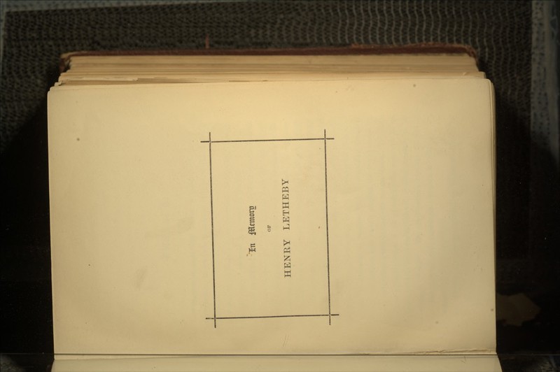 In JEemorg HENRY LETHEBY