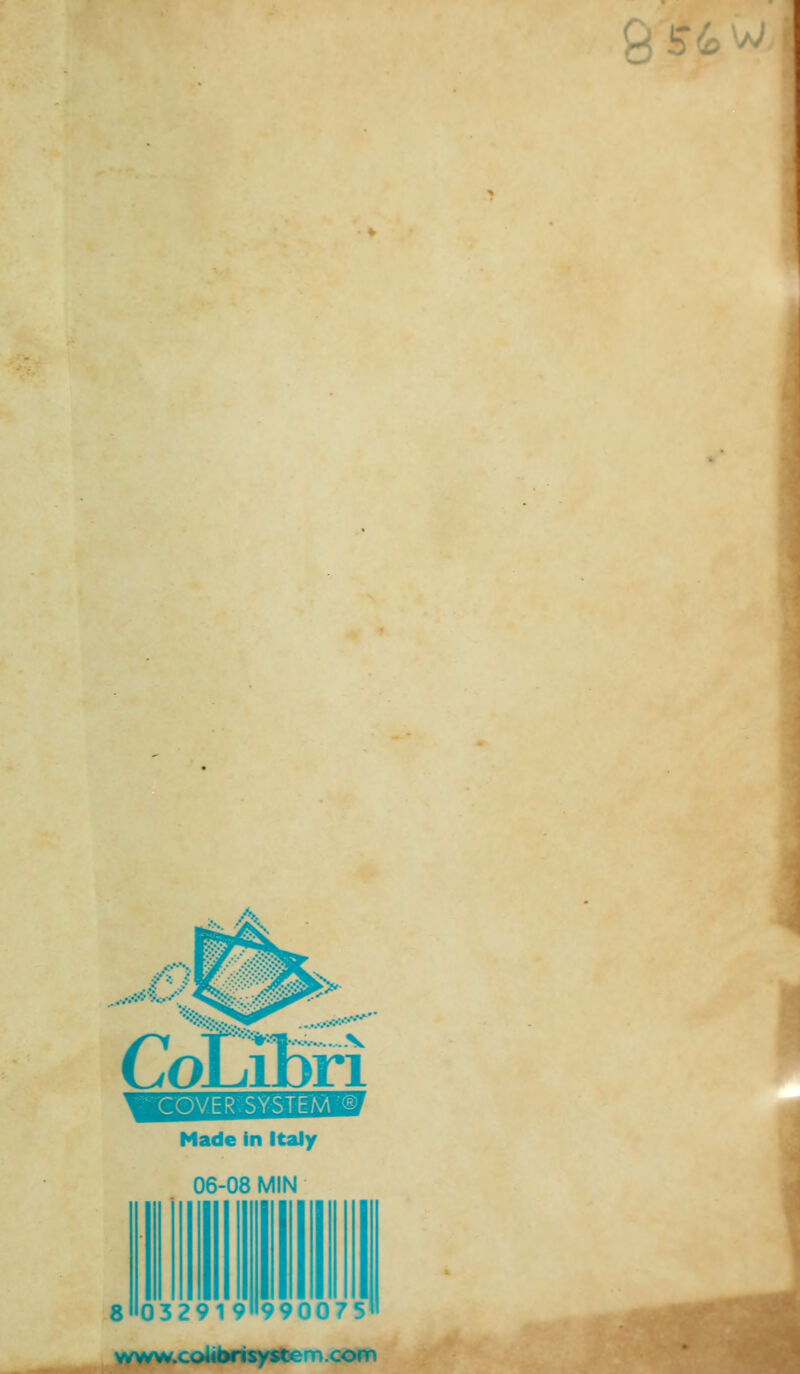 Made in Italy 06-08 MIN 8 032919990075 www.coi4brhysfcem.oom