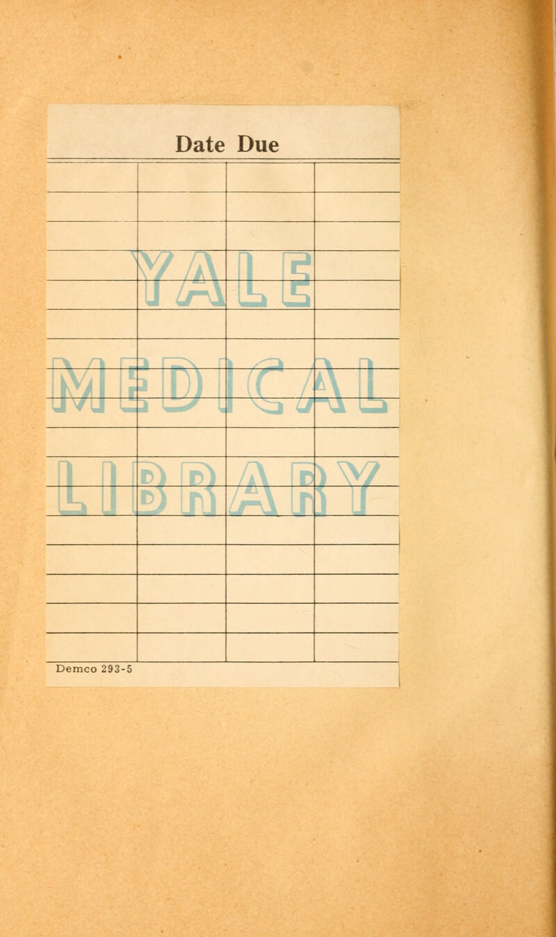 Date Due Demco 293-5 1