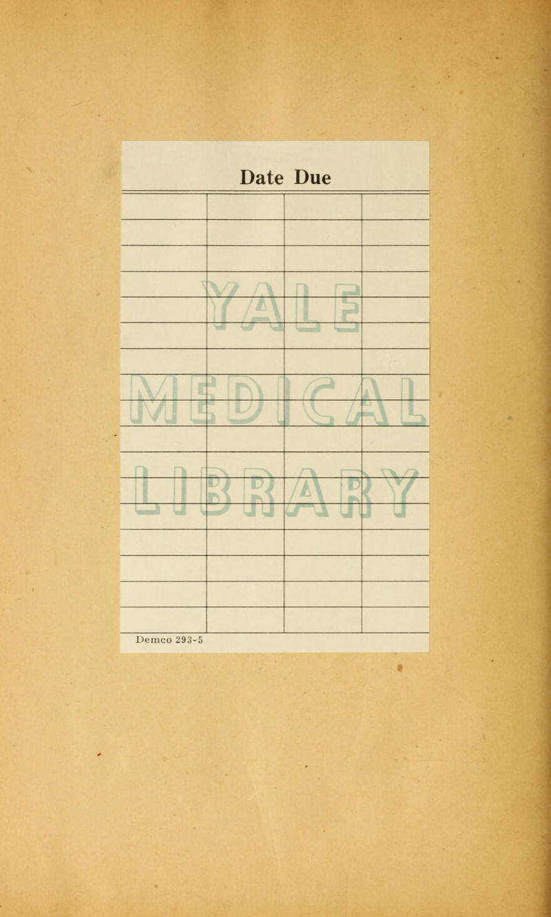 Date Due Demco 293-5