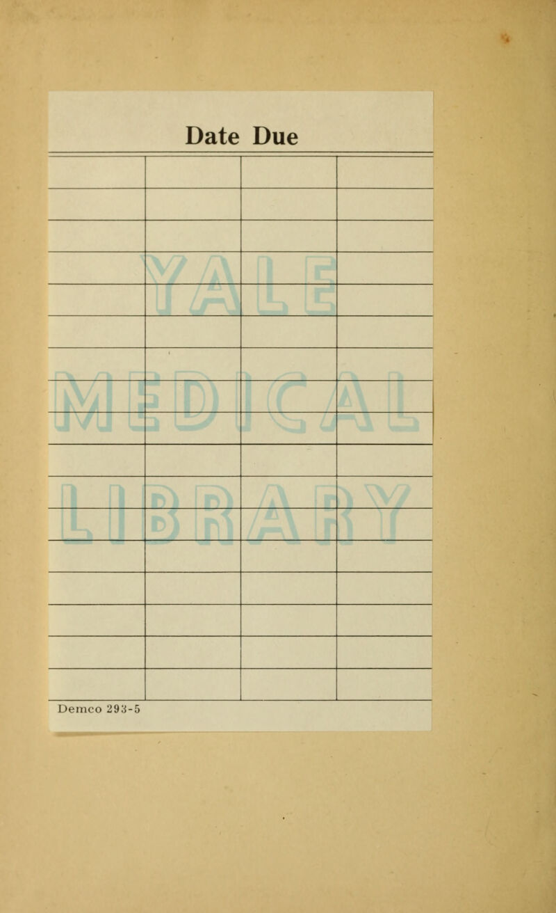 Date Due Demco 293-5