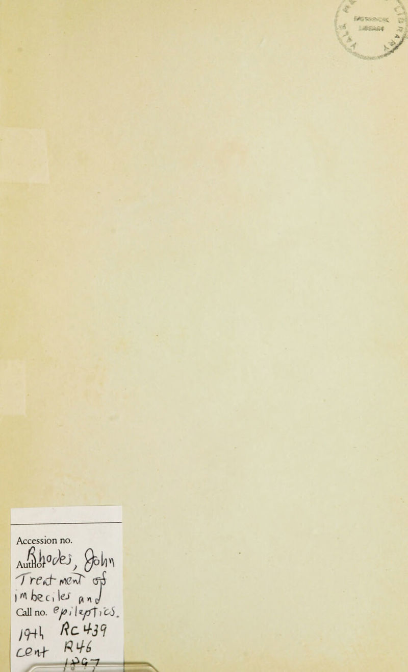 . Accession no. AuSiMj, ^ i«bet,lei pa] Call no. ey/UytfTrc,},