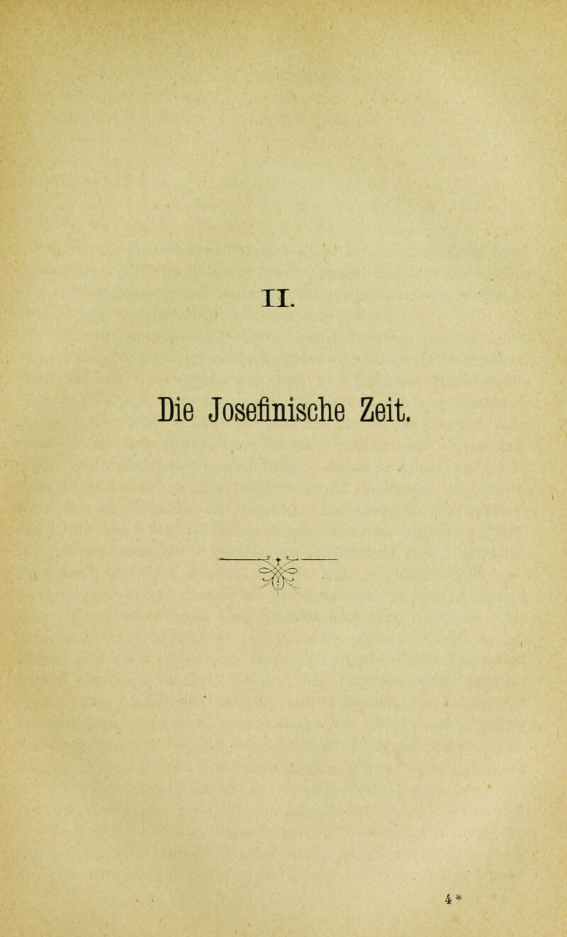 II. Die Josefinische Zeit. 4 *