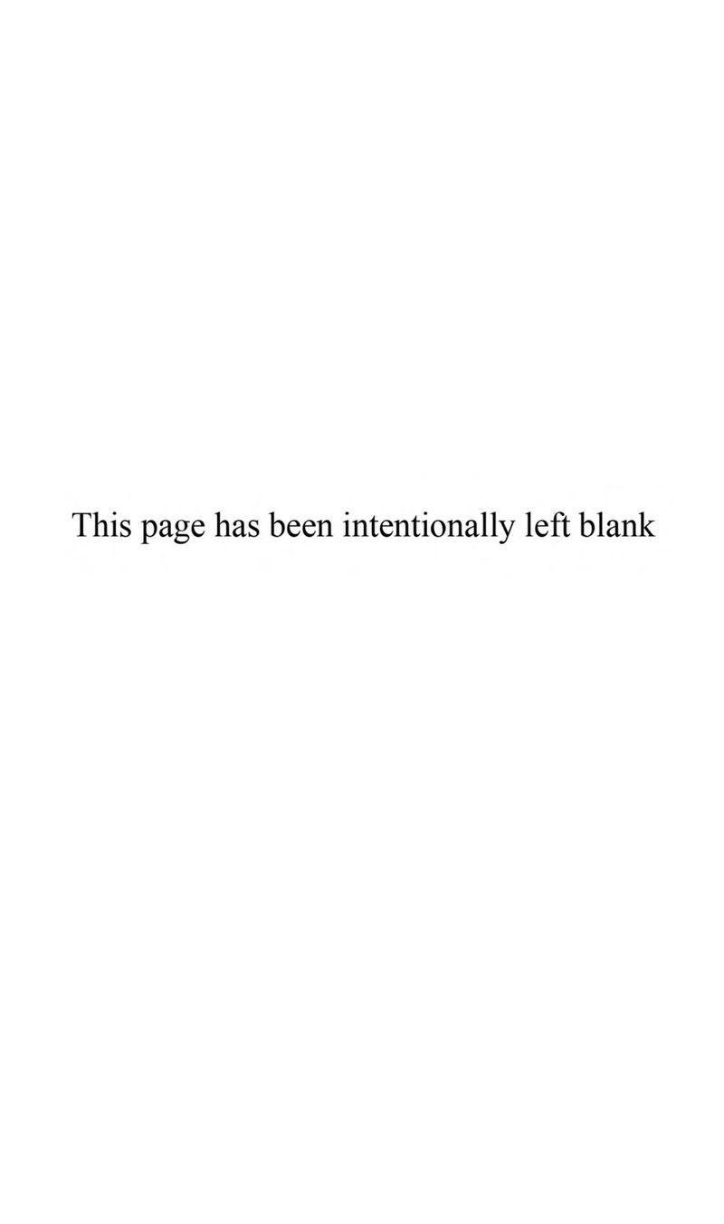 This page has been intentionally left blank