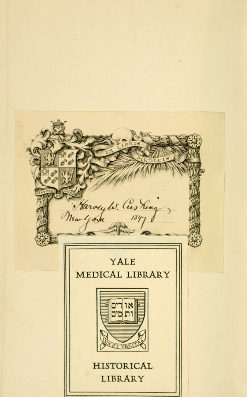 YALE MEDICAL LIBRARY HISTORICAL LIBRARY