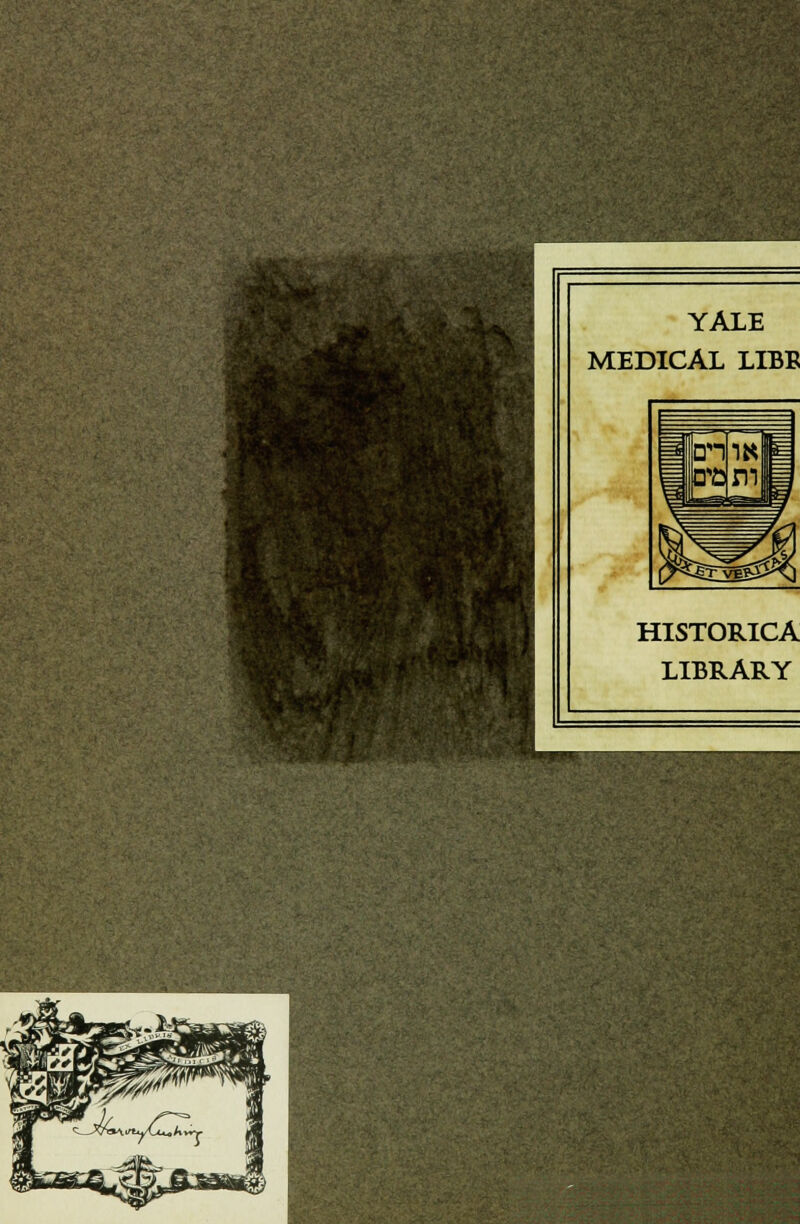 YALE MEDICAL LIBB HISTORICA LIBRARY