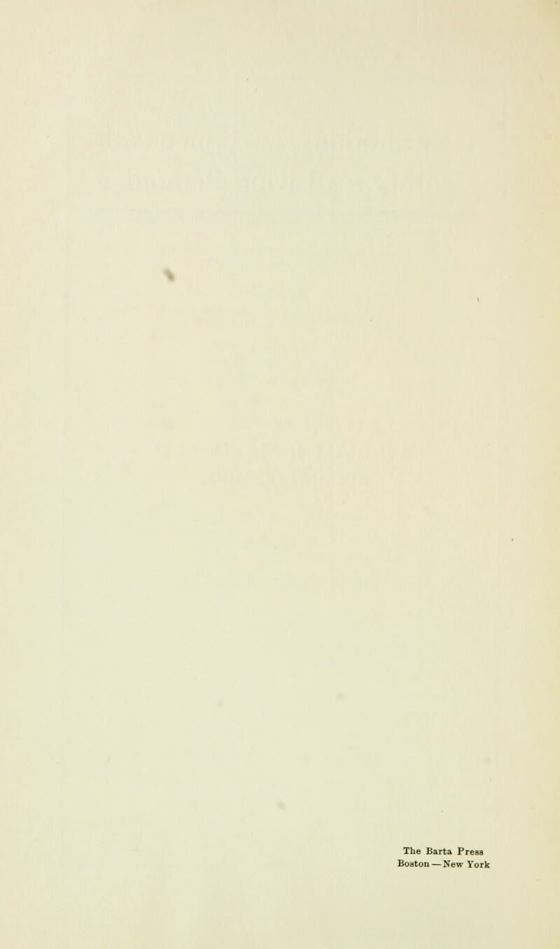 The Barta Press Boston—New York