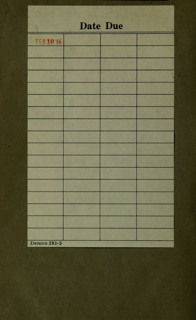 Date Due HI'S6 Demco 293-5