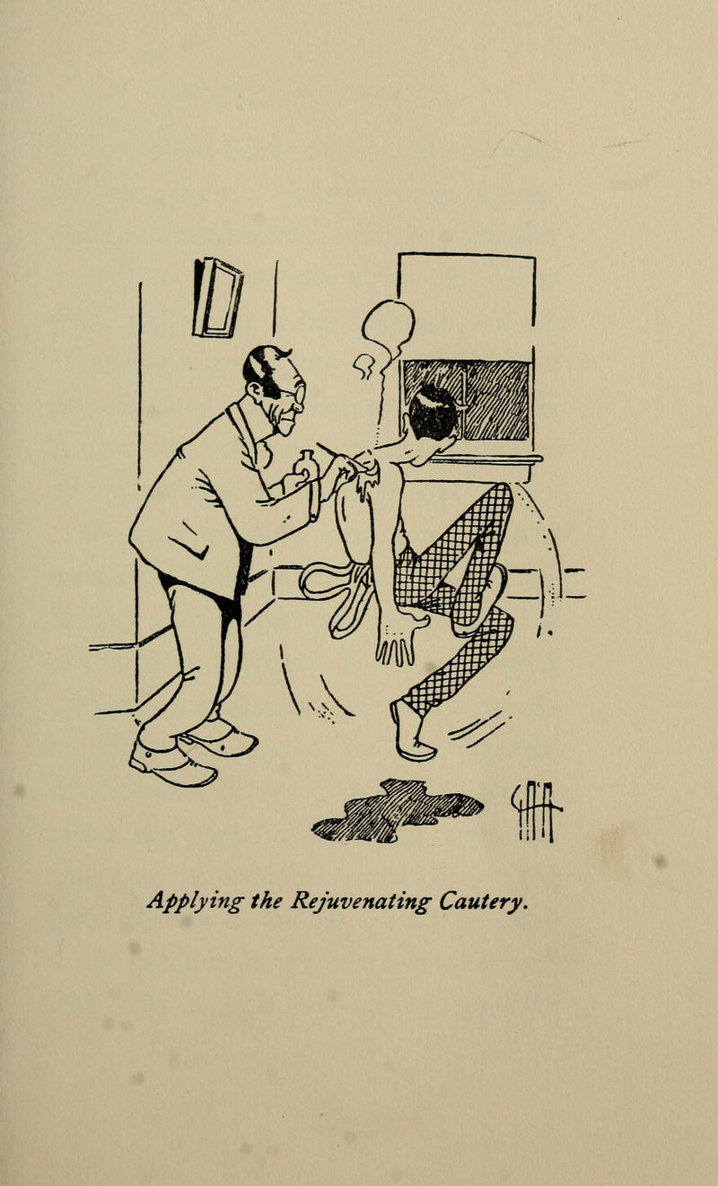 Applying the Rejuvenating Cautery.