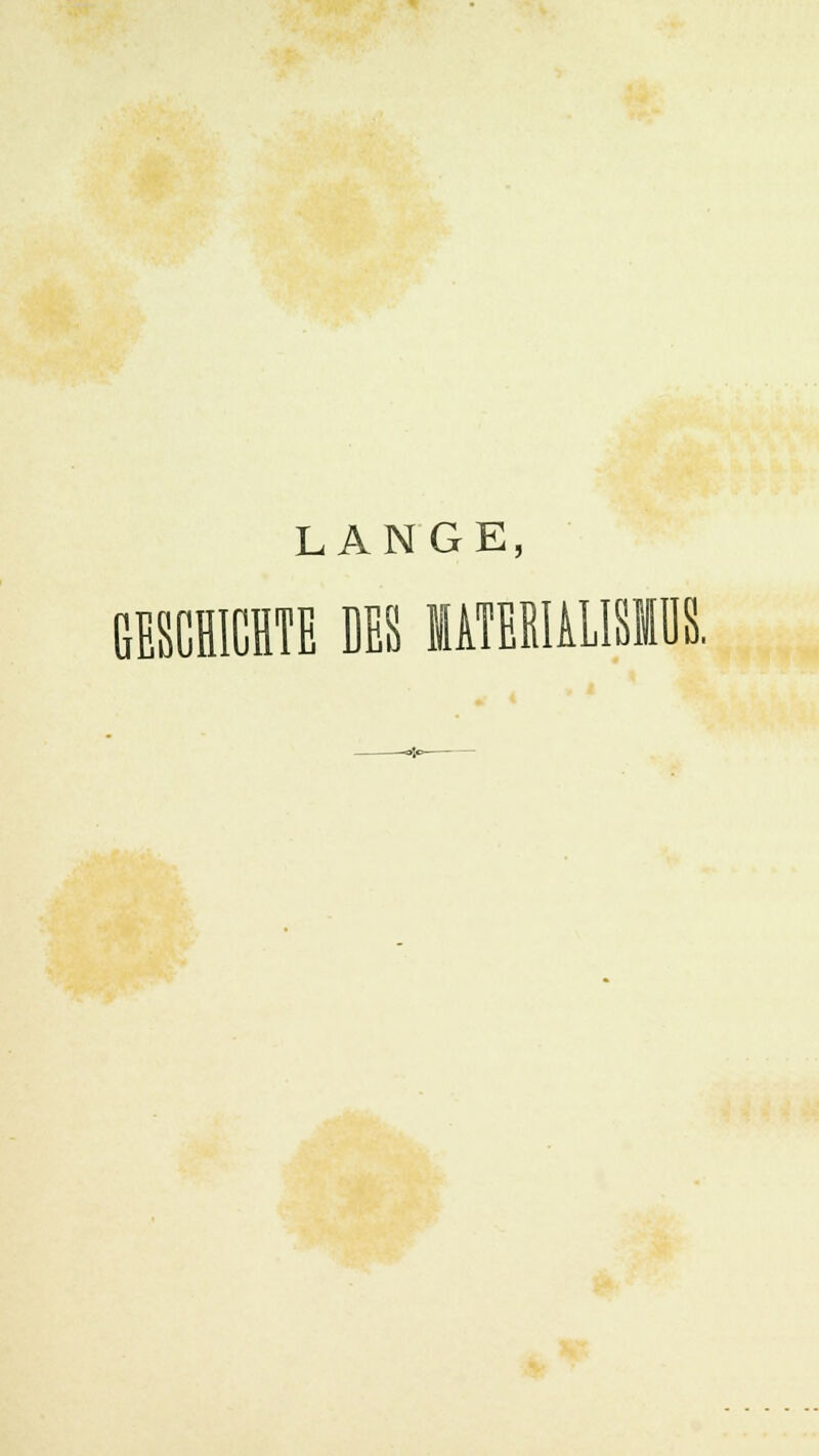 LANGE,
