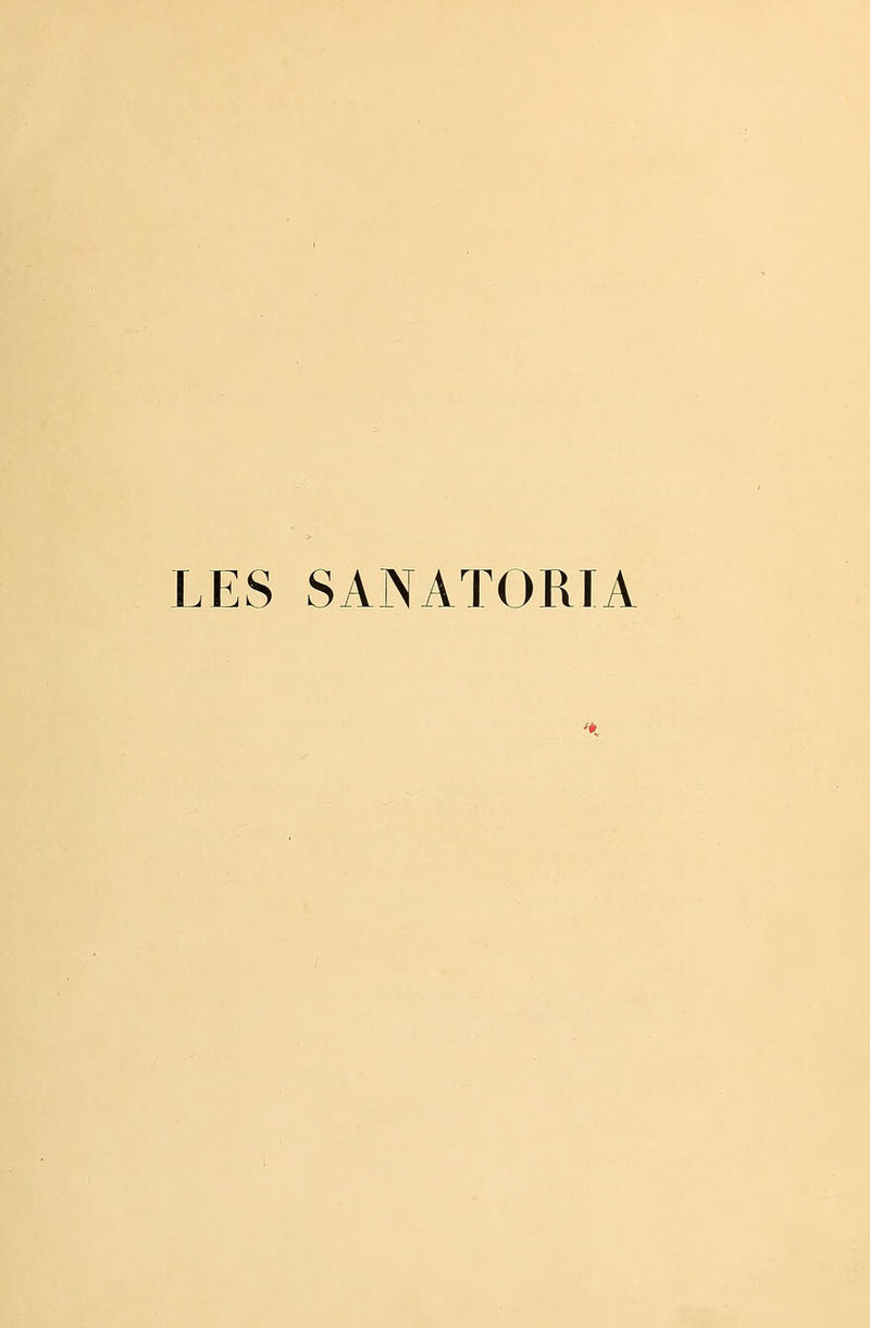 LES SANATORTA *è