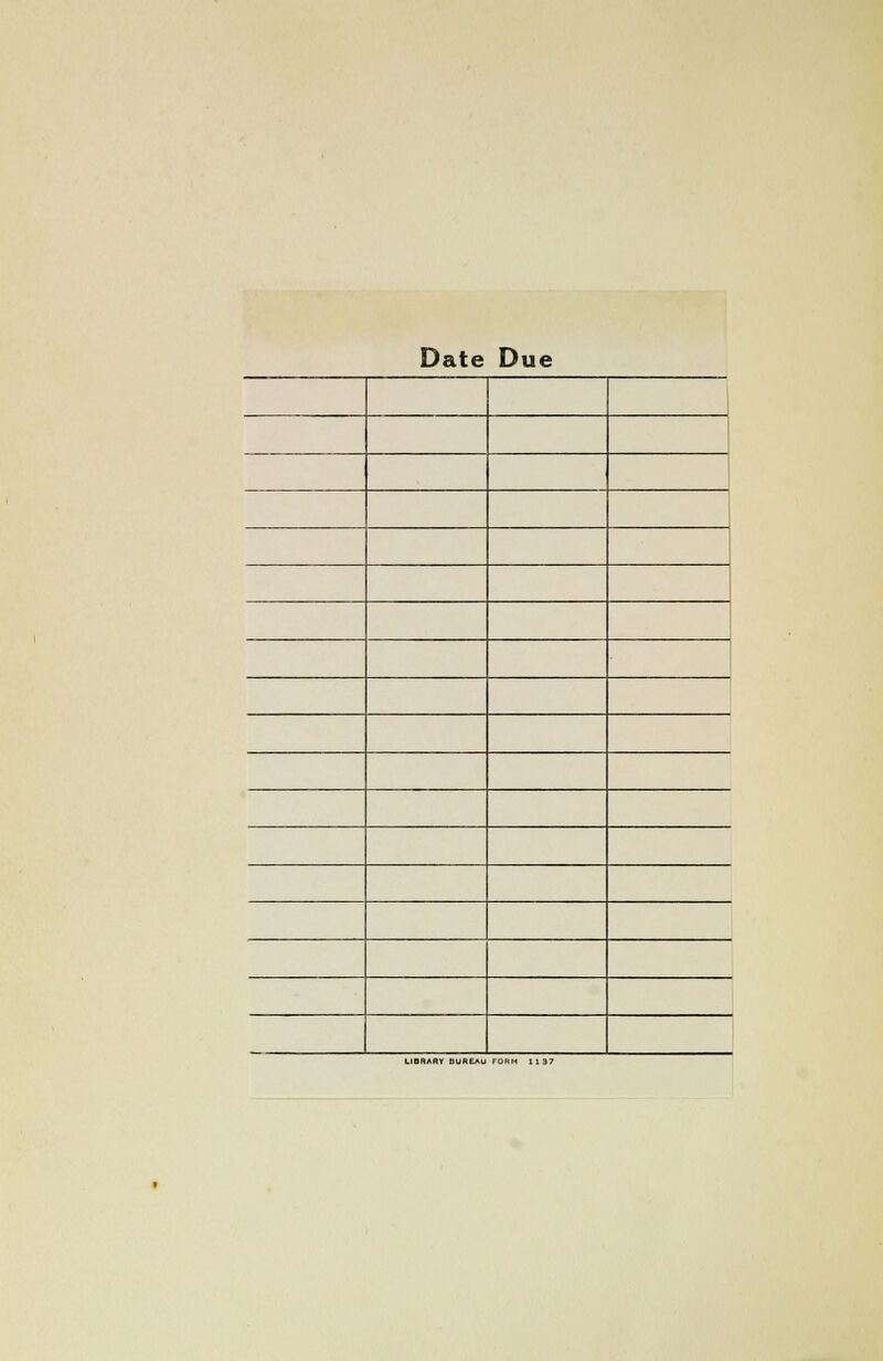 Date Due LIBRARY BUREAU FORM 1137