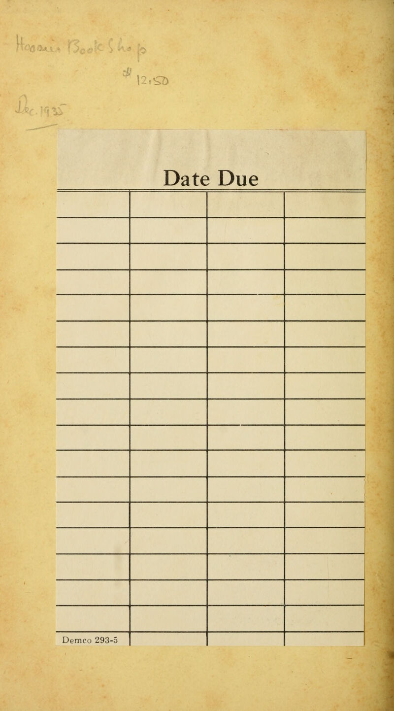 SD Date Due Demco 293-5