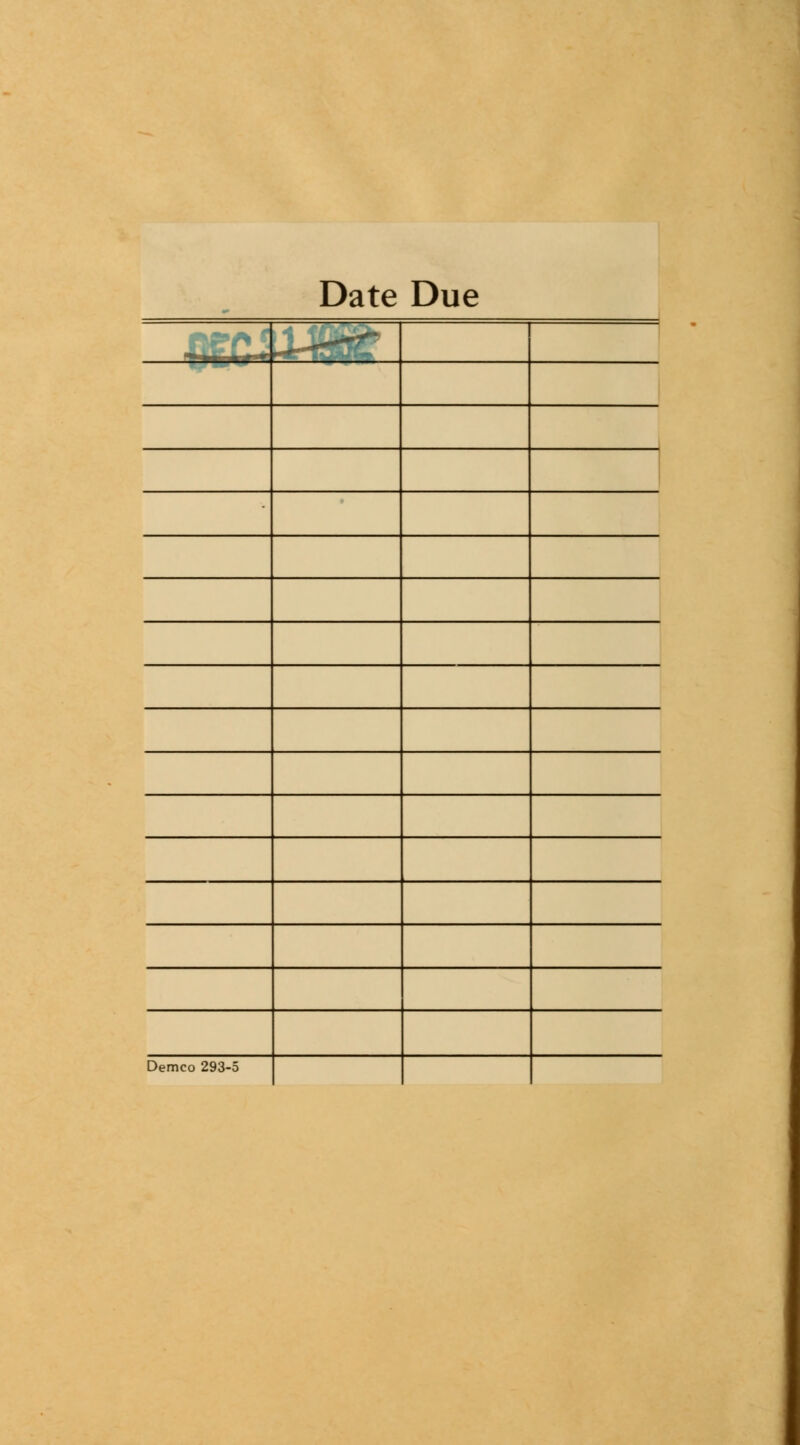 Date Due ^»- ■! ^» Demco 293-5