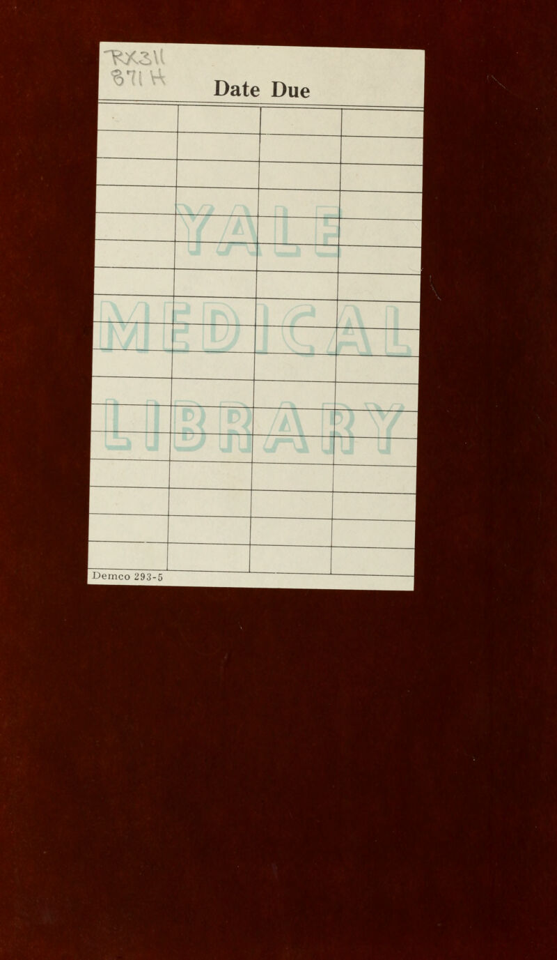 Date Due Demco 293-5