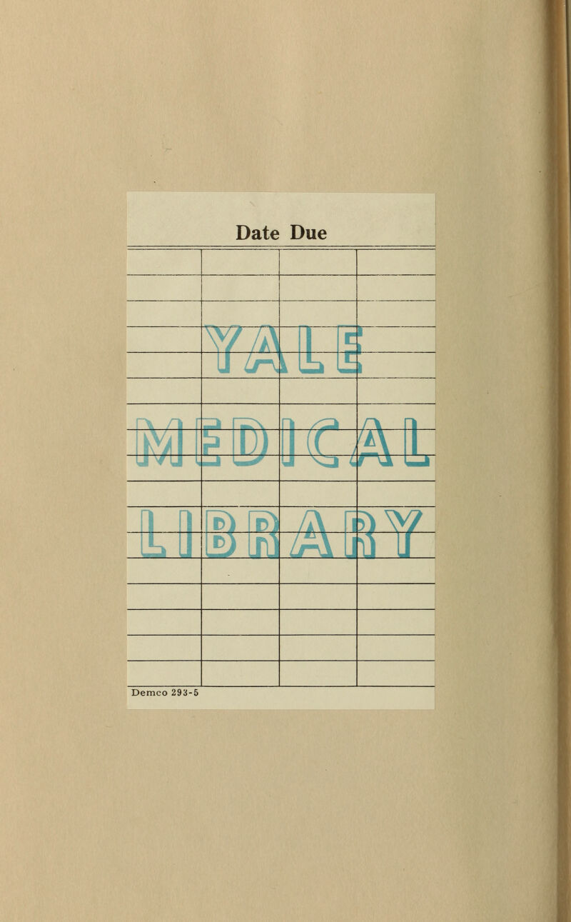 Date Due Y//A ll ir\ i\L Le n /-^ ^\ 1 A L J \^ L r\l Hi Jti J Demco 293-5