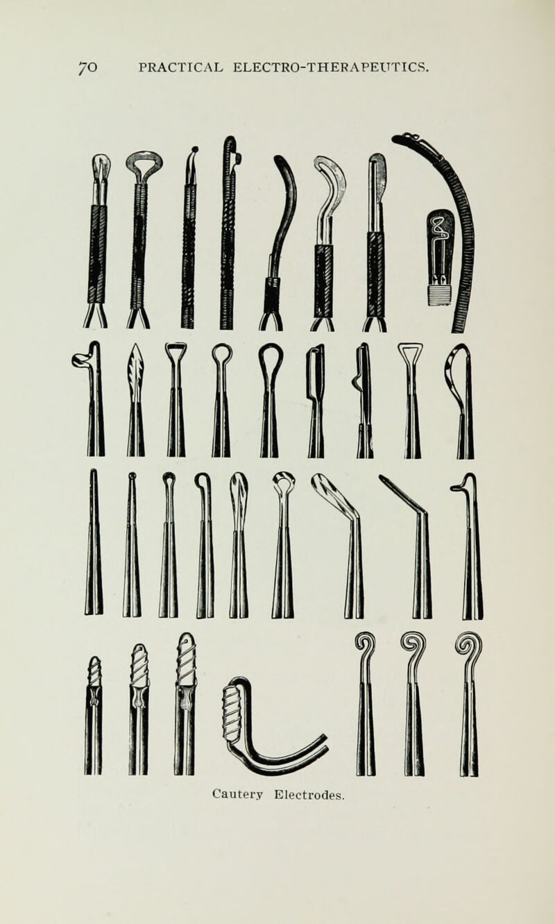 Cautery Electrodes.