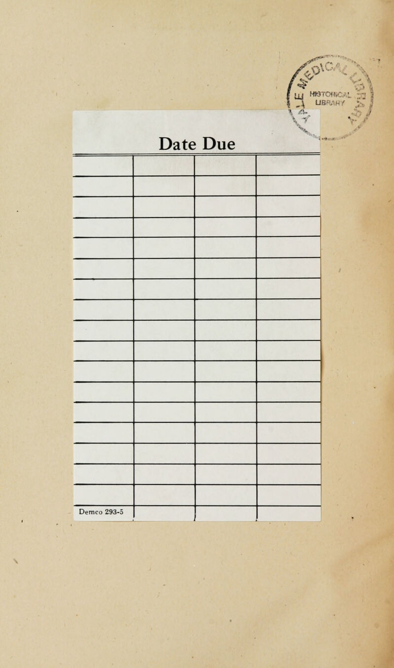s»c >jj HB! OH -■ Date Due 1 Demco 293-5 ' -