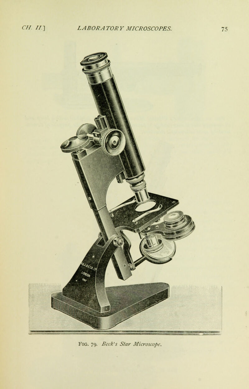 Fig. 79. Beck's Star Microscope.