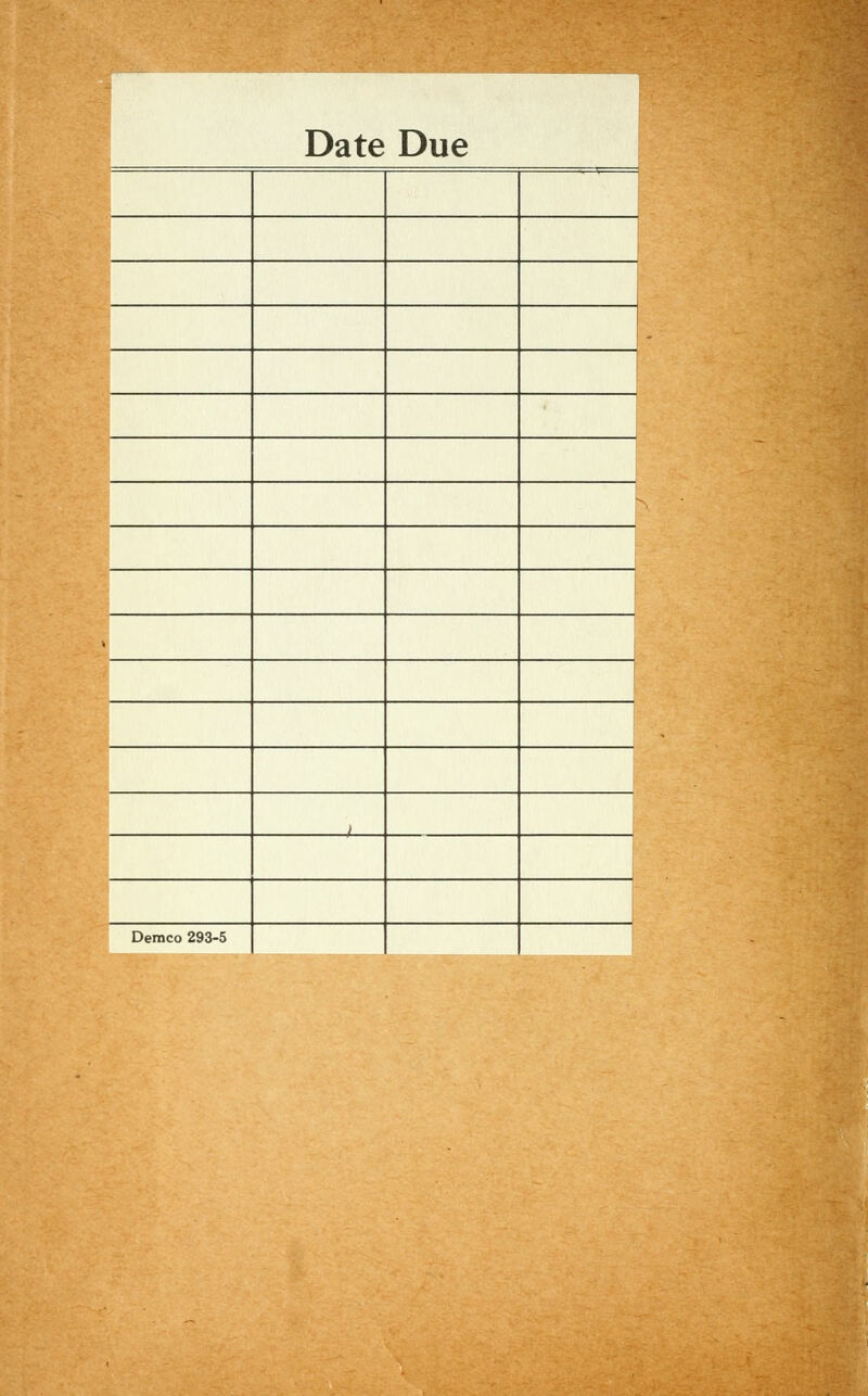 Date Due f Demco 293-5
