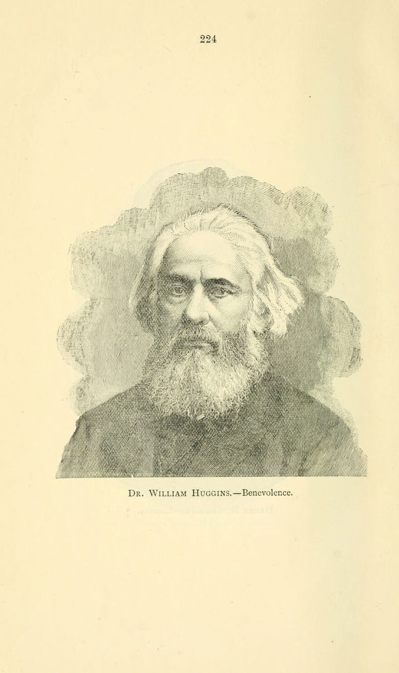 Dr. William Huggins.—Benevolence.