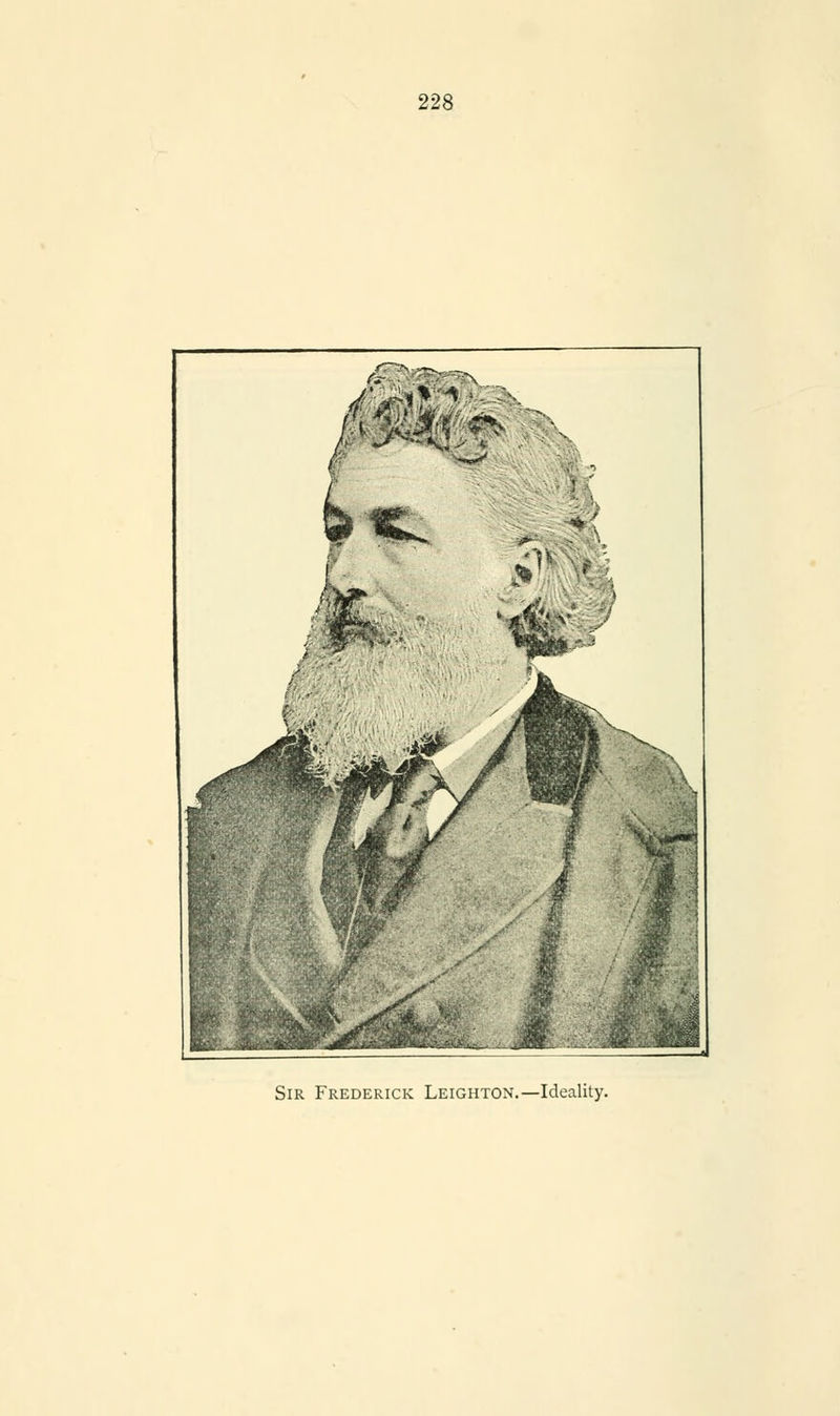 Sir Frederick Leighton.—Ideality.