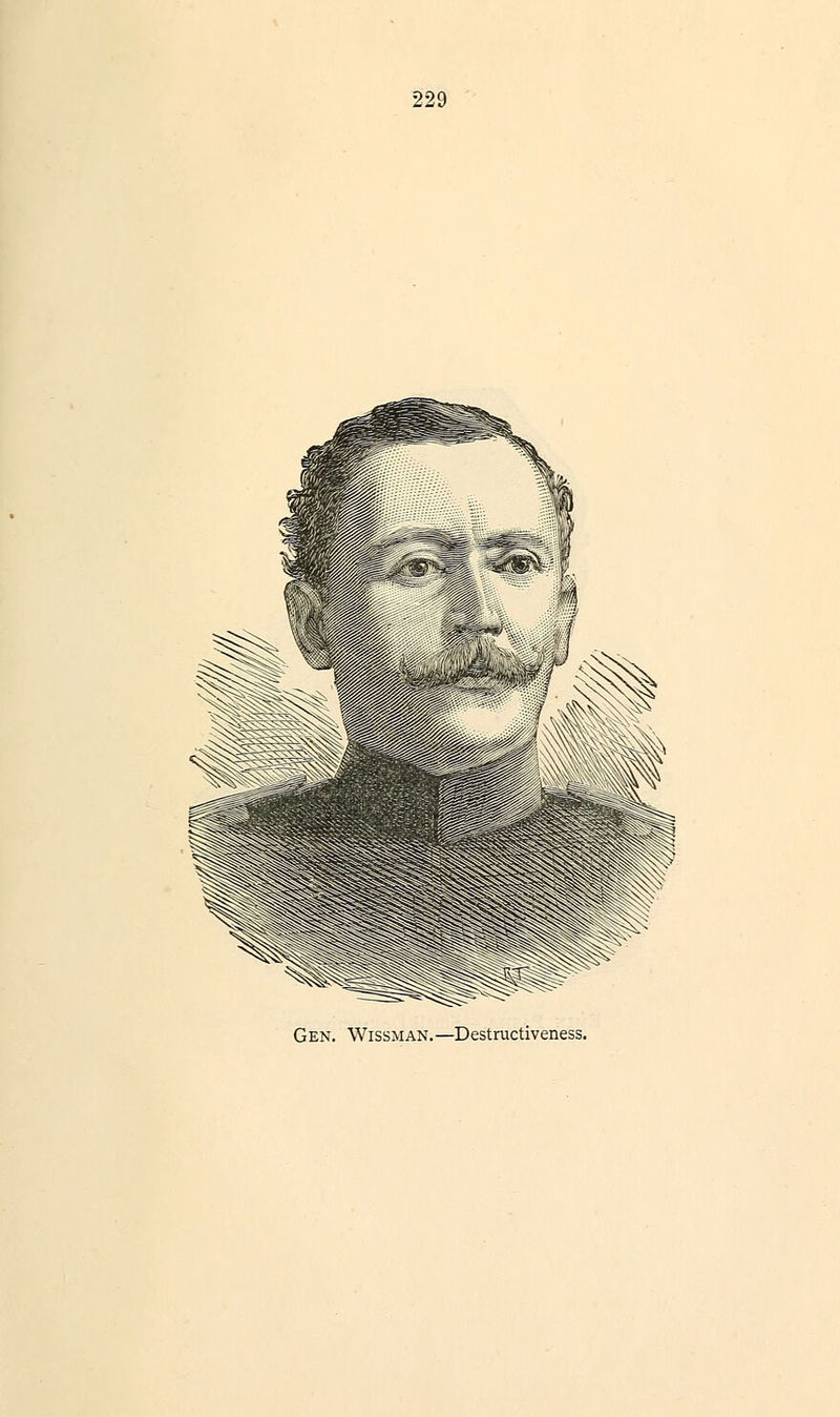 Gen. Wissman.—Destructiveness.