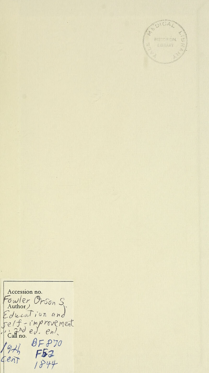 Accession no. Author^ y M spfi7° iHf