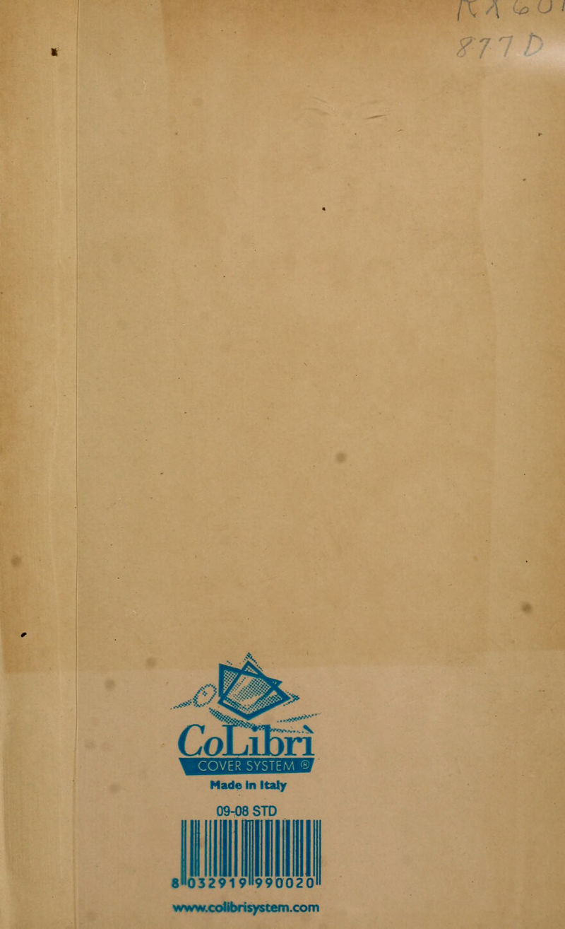 COVER SYSTEM Made in Italy 09-08 STD 8 032919990020 www.coWbrisystem.com
