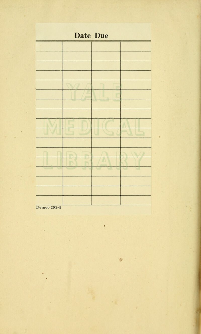 Date Due Demco 293-5