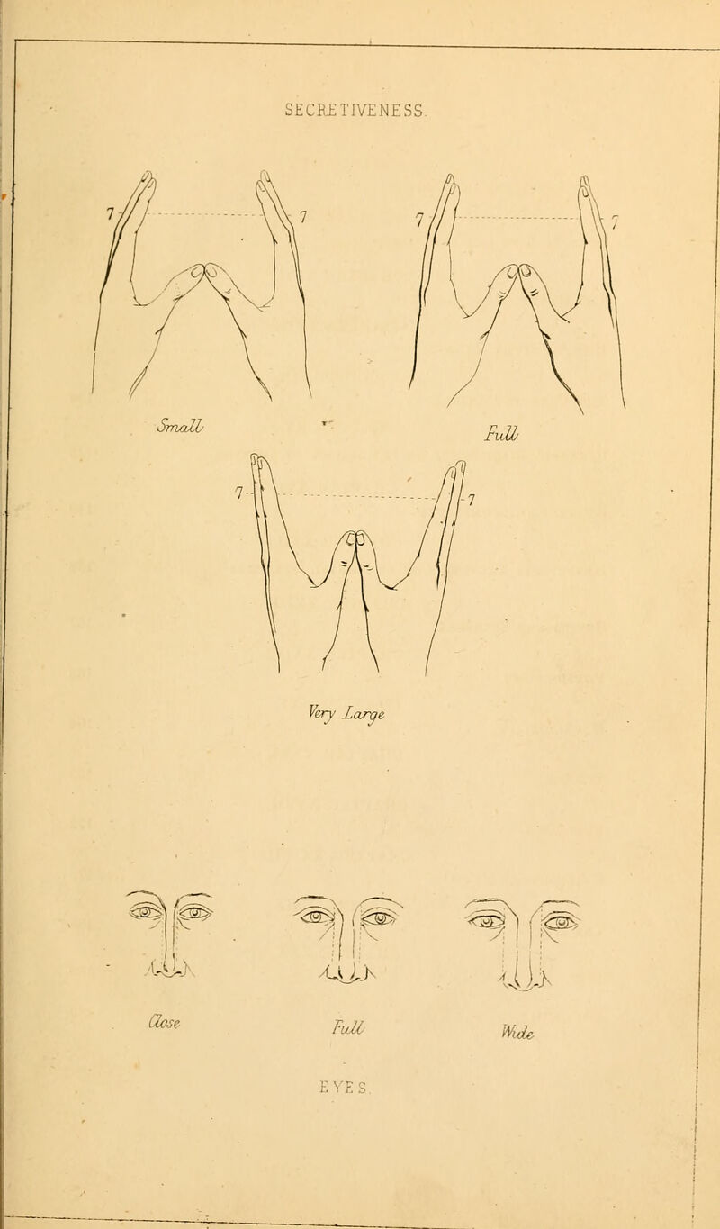 SECRETIVE NESS SmalL Full Very Large ^ fi§3J^ C4U 111 Full. ffiSv -> ,!.,,,