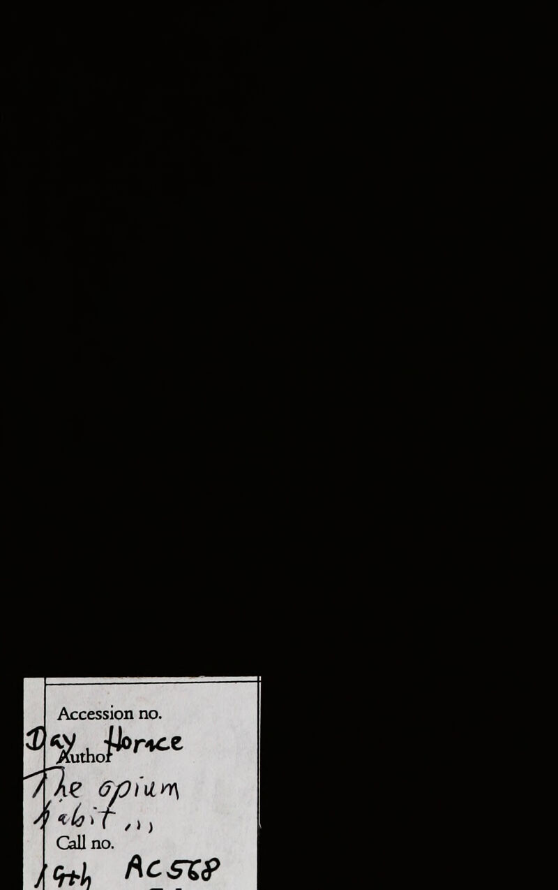 VL Accession no. % J Y1\ utho; .e 60\\L Call no. jCr+L ACSCP