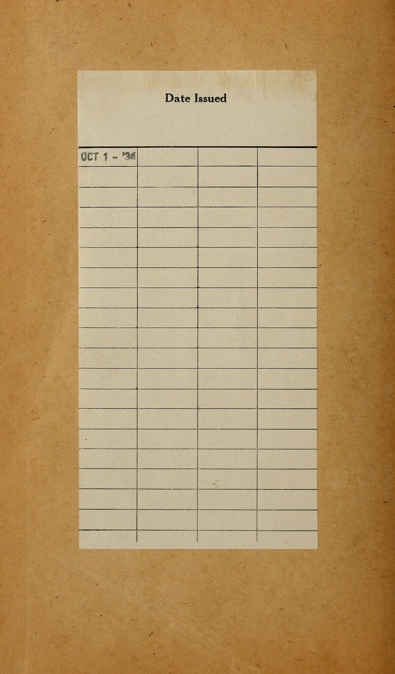 Date Issued oct 1 - m , - ,