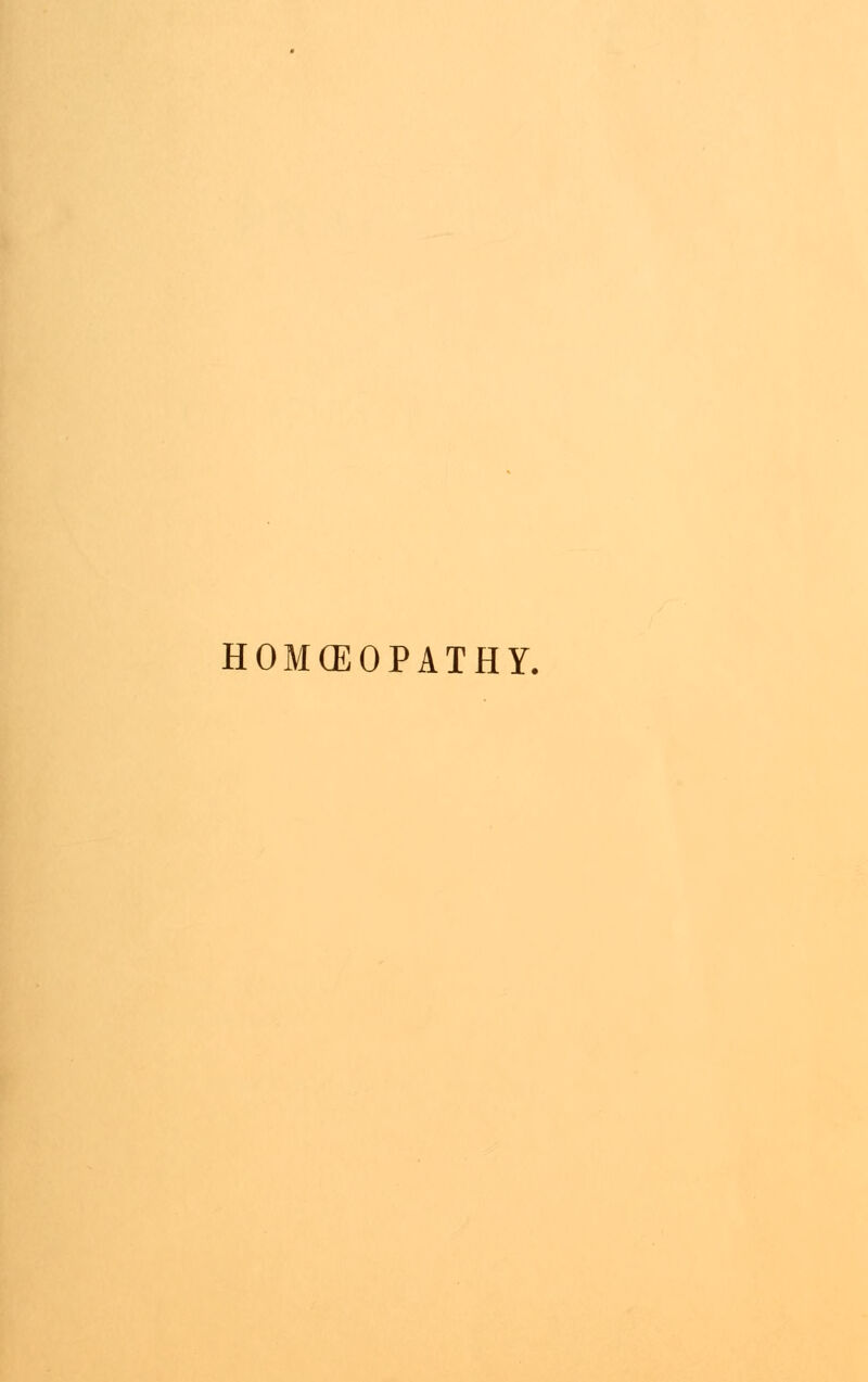HOMOEOPATHY.