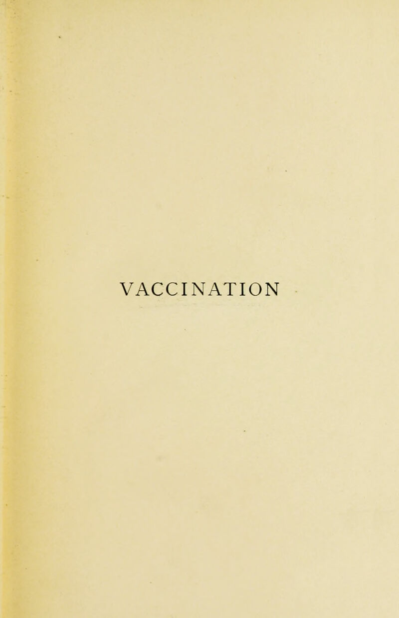 VACCINATION