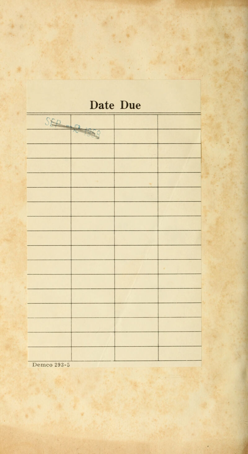 Date Due :«V- ..^ Demco 293-5